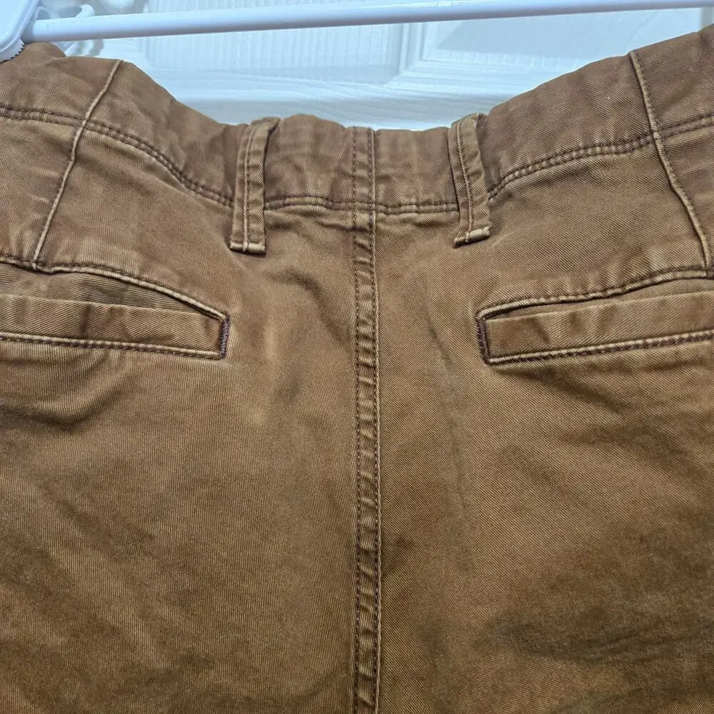 Gap Khakis Lived In Slim Stretch Chino Pants Brown 32x30